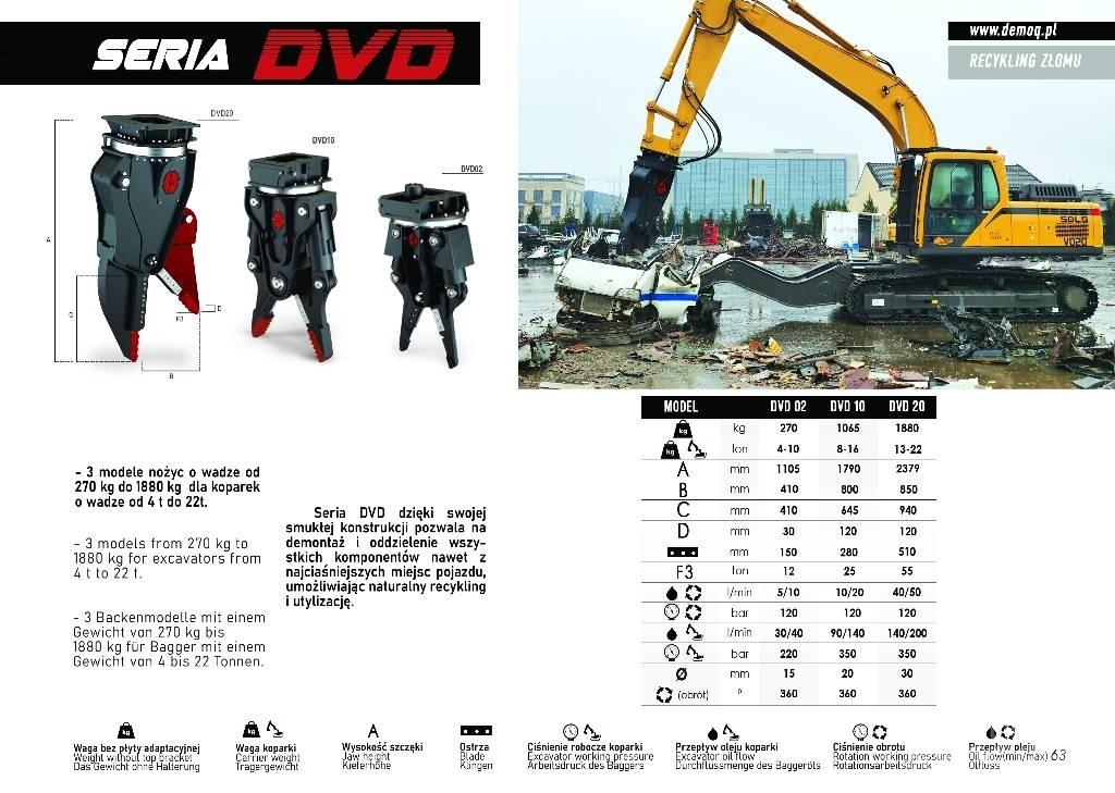  DEMOQ DVD10 Навесные резаки асфальта