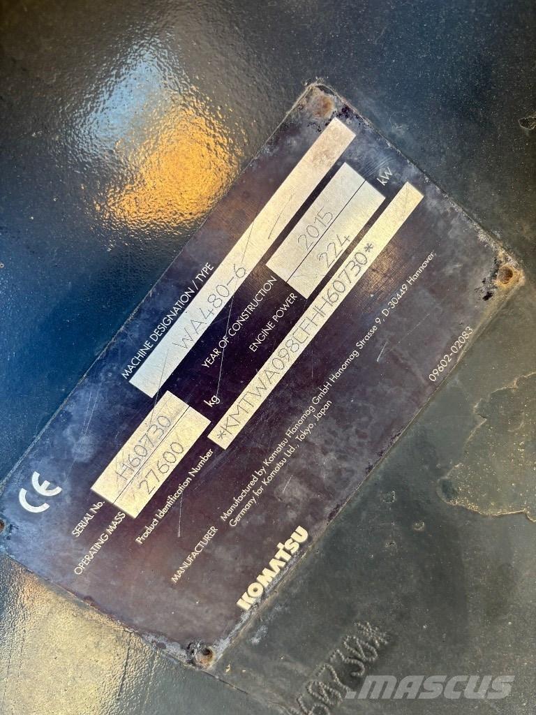 Komatsu WA 480-6 Фронтальные погрузчики