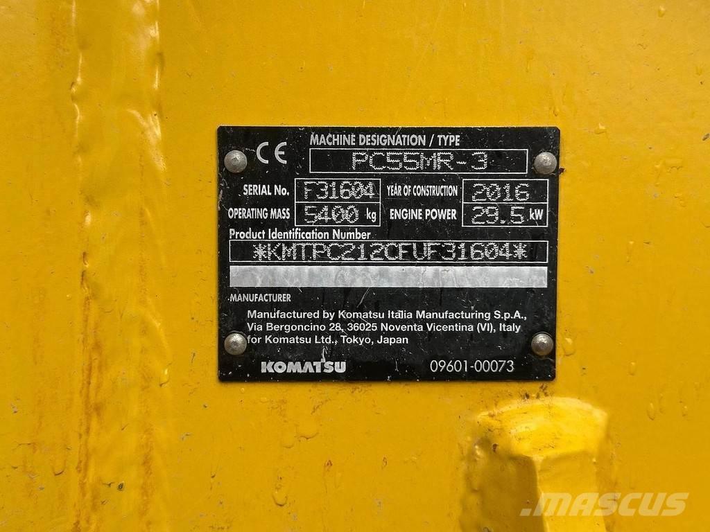 Komatsu PC55-MR3 Мини-экскаваторы