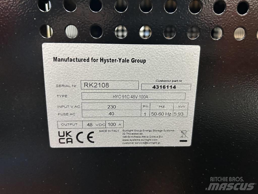 Hyster HYC 91C Зарядные устройства