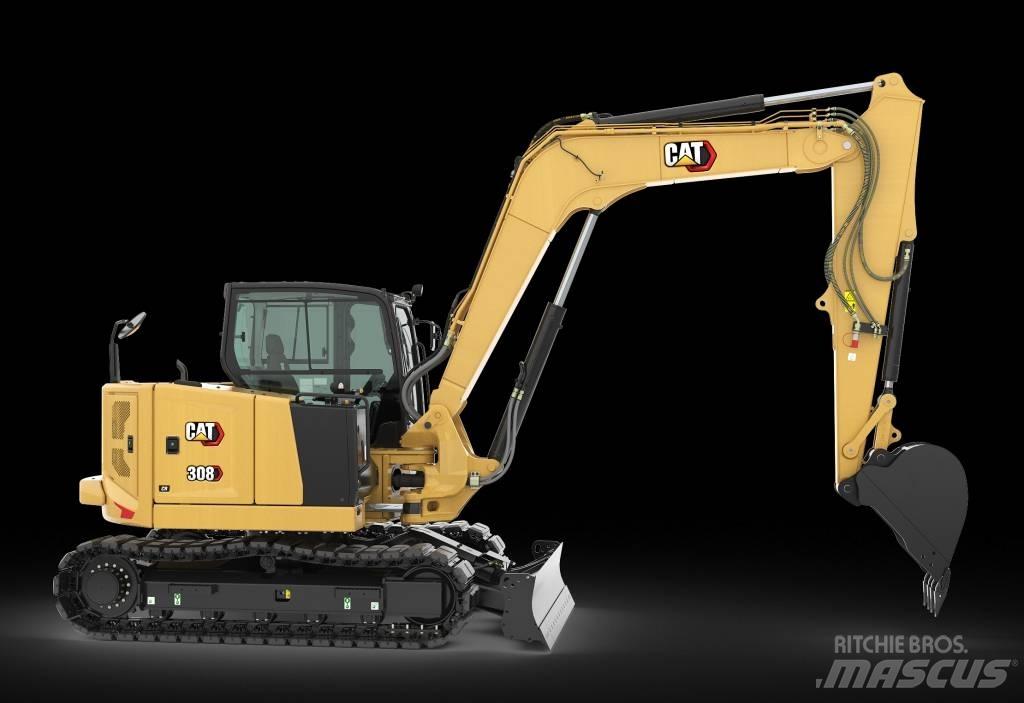 CAT 308 Малые экскаваторы 7т-12т
