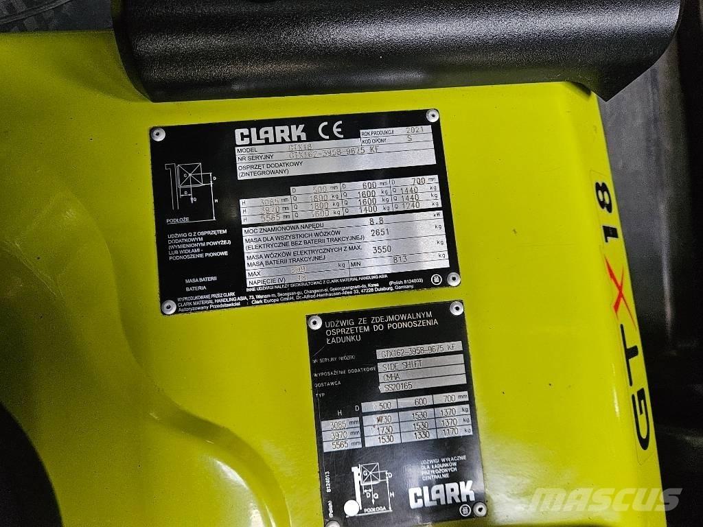 Clark GTX 18 Электропогрузчики