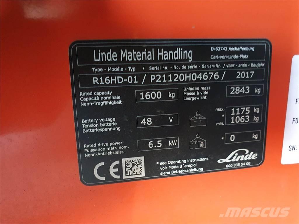 Linde R16HD Ричтраки