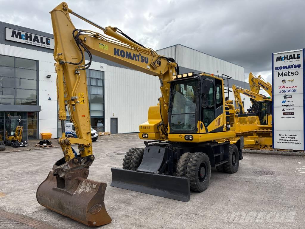 Komatsu PW148-11 Колёсные экскаваторы