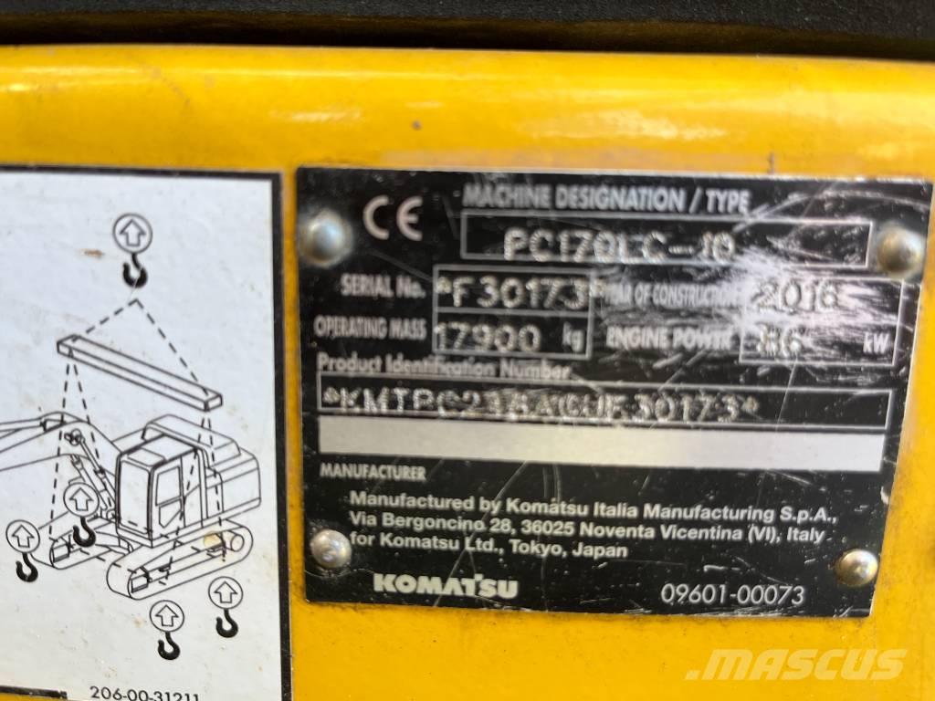 Komatsu PC 170 LC-10 Гусеничные экскаваторы