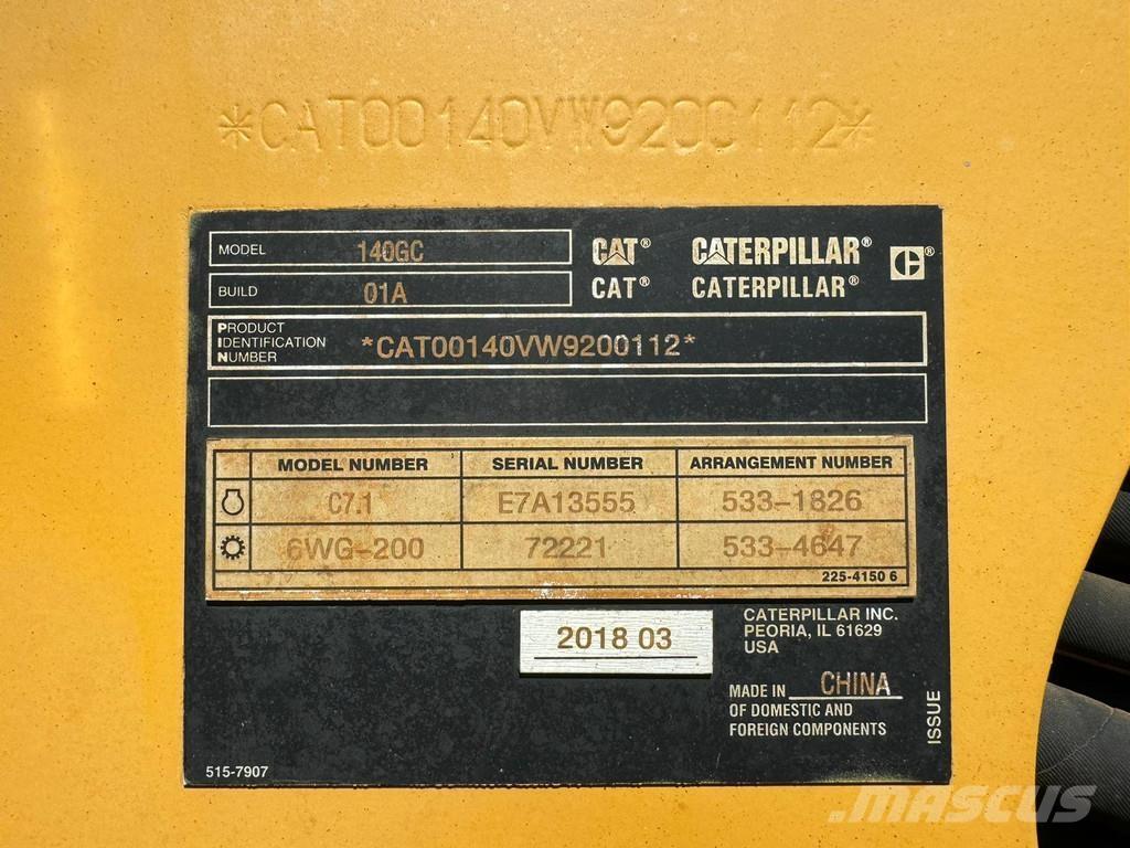 CAT 140GC Грейдеры