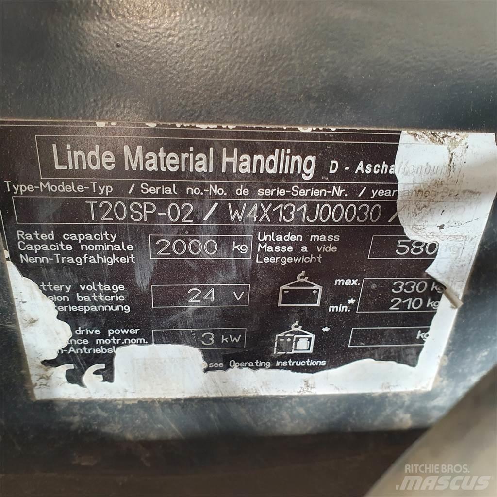 Linde T20SP kurz Ручные электрические тележки