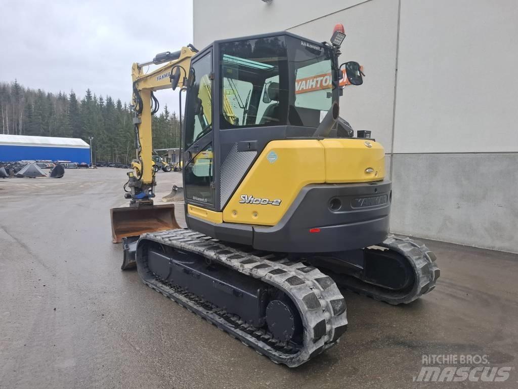 Yanmar SV 100-2A Малые экскаваторы 7т-12т