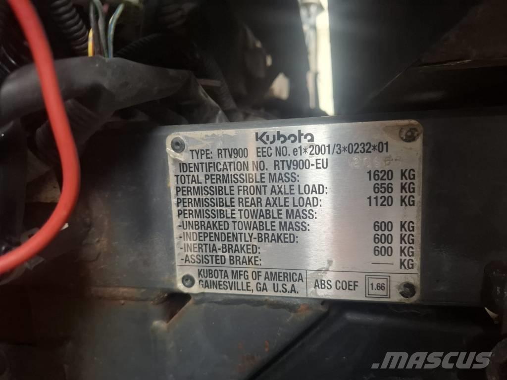 Kubota RTV 900 Мотовездеходы UTV