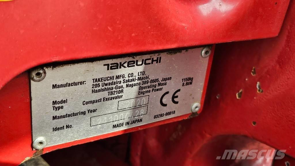 Takeuchi TB 210 R Мини-экскаваторы