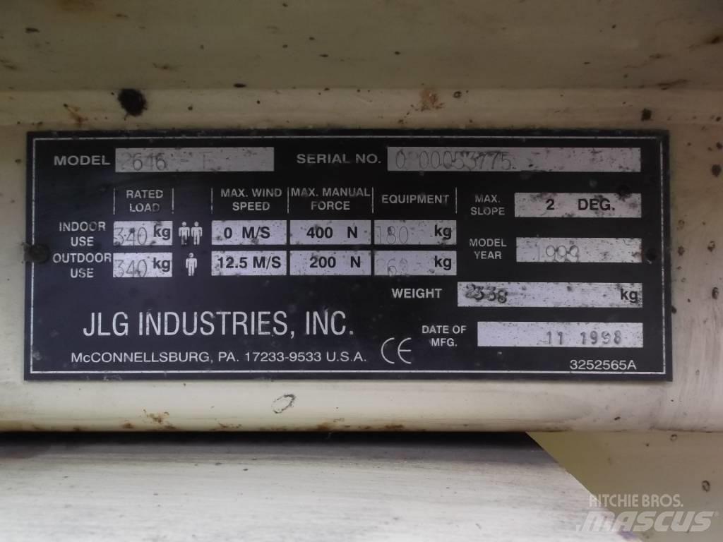 JLG 2646E      V-2288 Вертикальные мачтовые подъемники