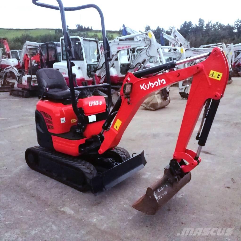 Kubota U 10-3 Мини-экскаваторы