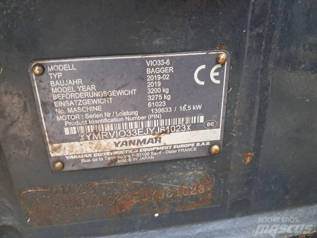 Yanmar Vio 33 Мини-экскаваторы