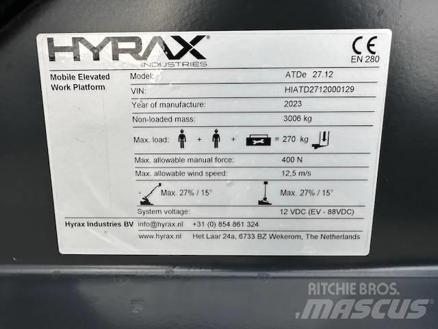 Hyrax ATDe 27.12 Телескопические подъемники