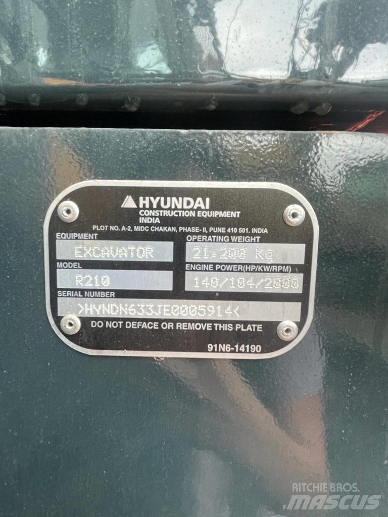 Hyundai R210 Гусеничные экскаваторы