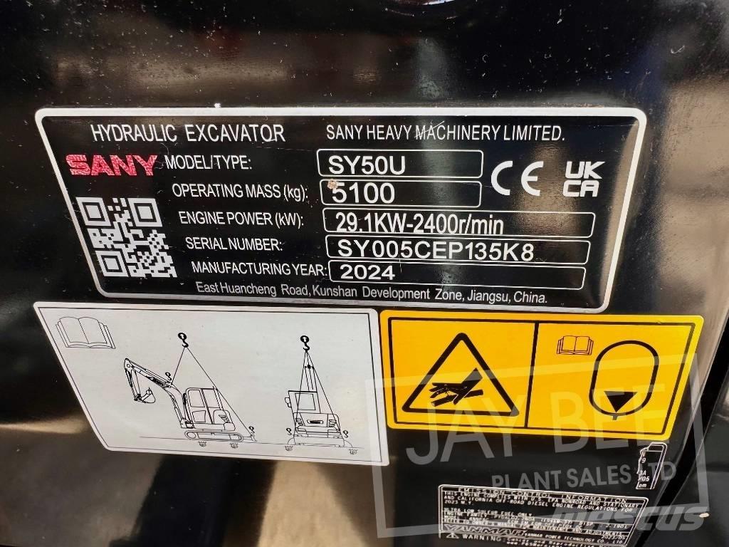 Sany SY 50 U Мини-экскаваторы