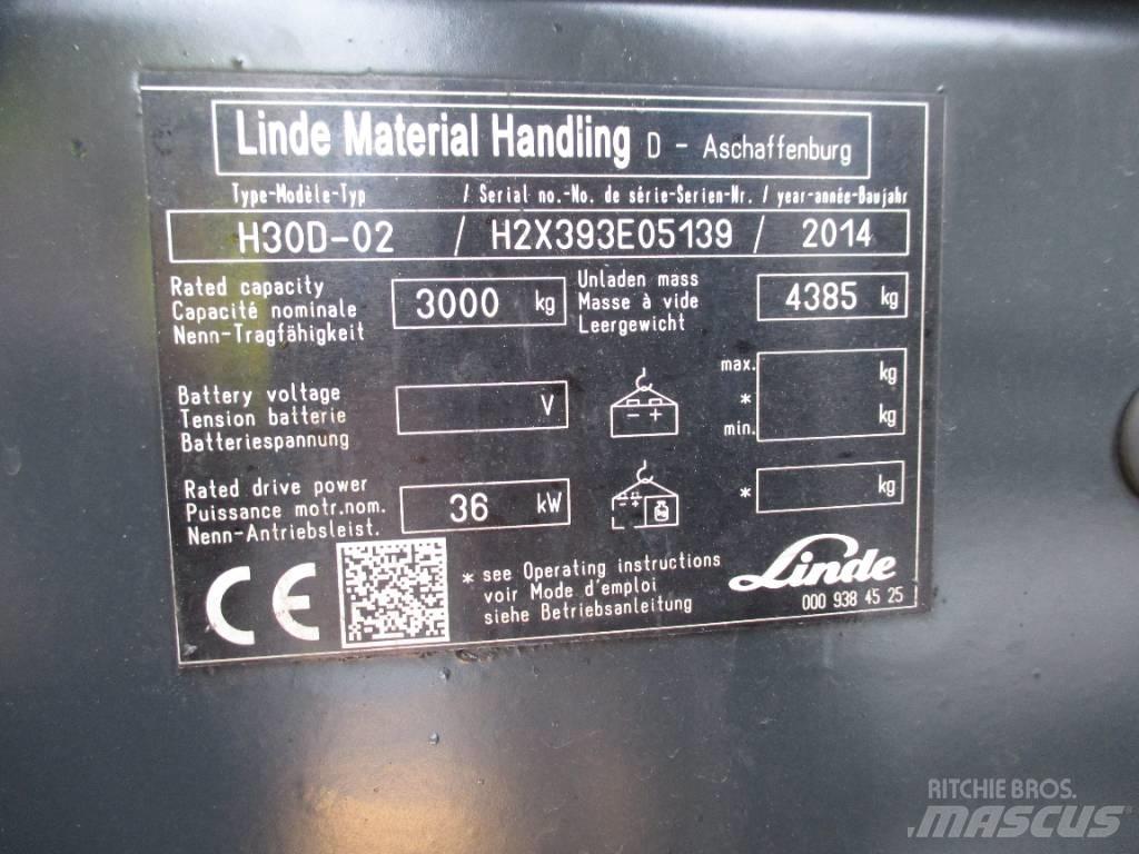 Linde H30D Дизельные погрузчики