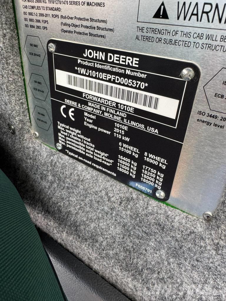 John Deere 1010 E Форвардеры