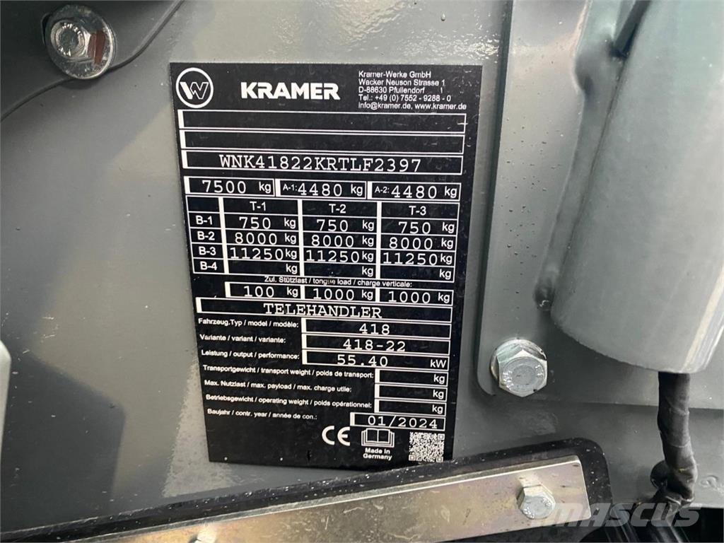 Kramer KT276 Телескопические погрузчики