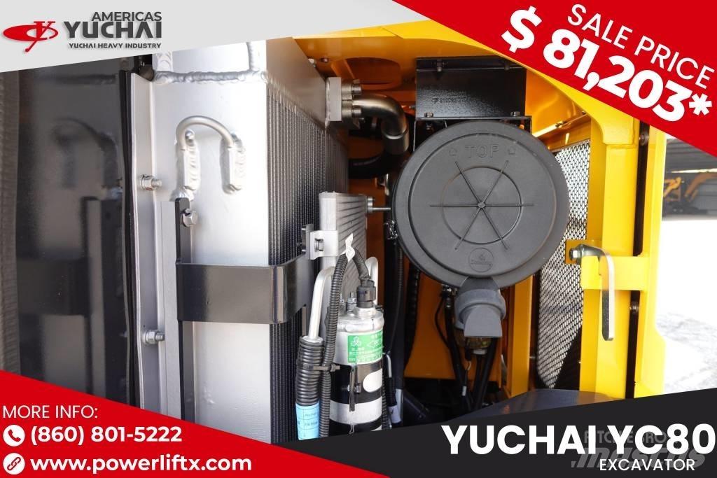 Yuchai YC80 Гусеничные экскаваторы