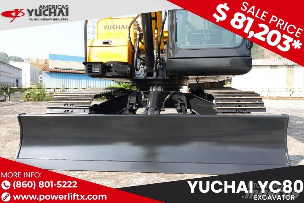 Yuchai YC80 Гусеничные экскаваторы