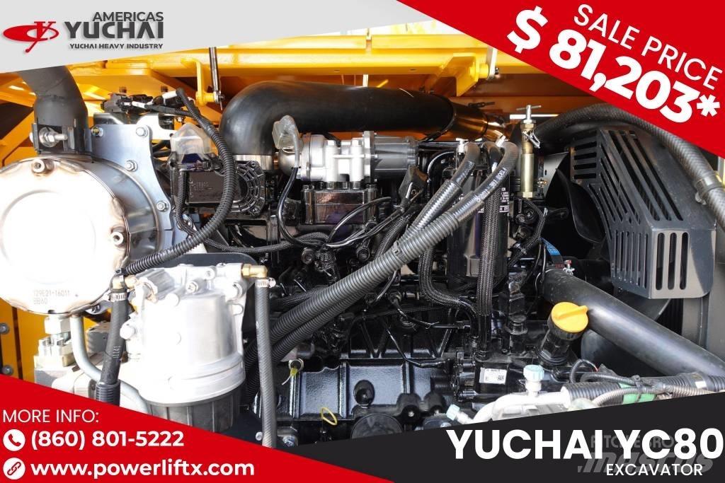 Yuchai YC80 Гусеничные экскаваторы