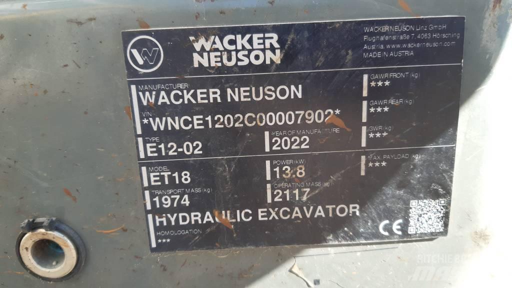 Wacker Neuson ET 18 Гусеничные экскаваторы