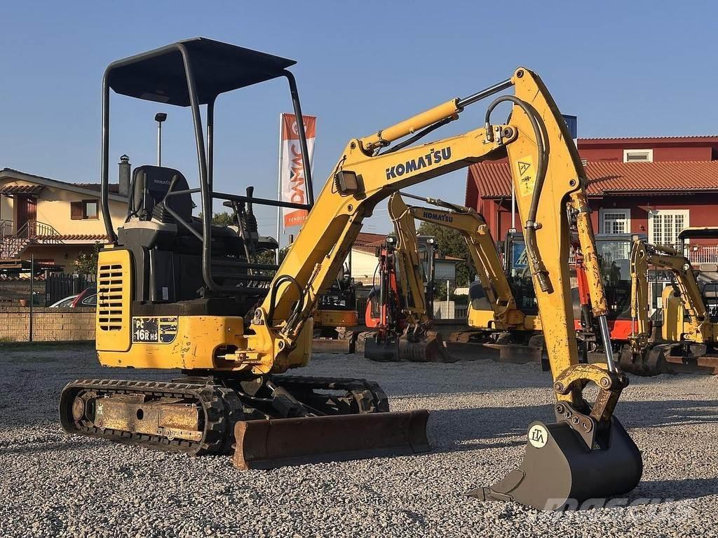 Komatsu PC16R-3HS Мини-экскаваторы