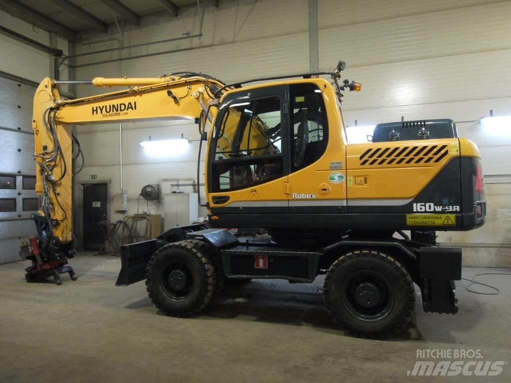 Hyundai R 160 W-9A Колёсные экскаваторы