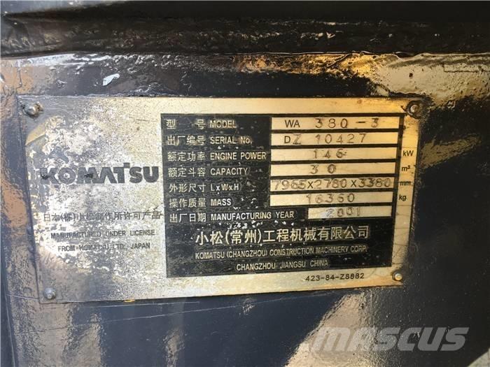 Komatsu WA 380-3 Фронтальные погрузчики