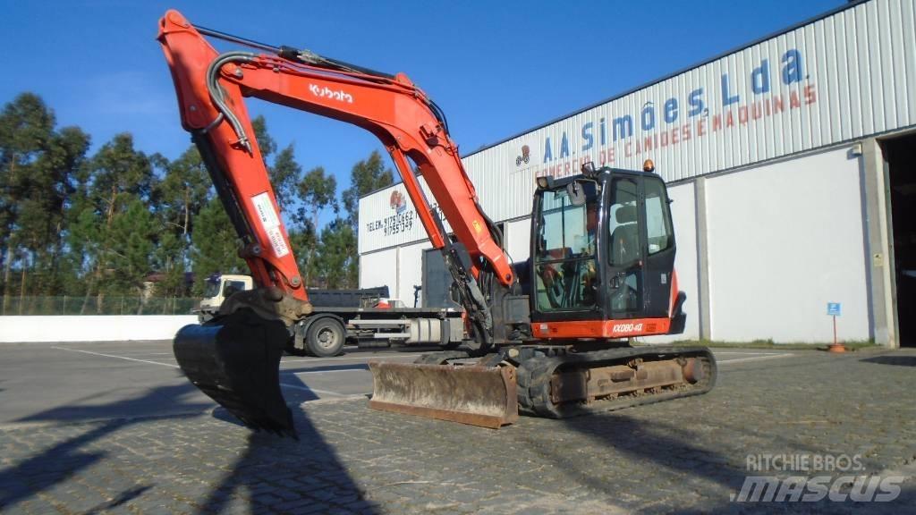 Kubota KX 080-4 Малые экскаваторы 7т-12т