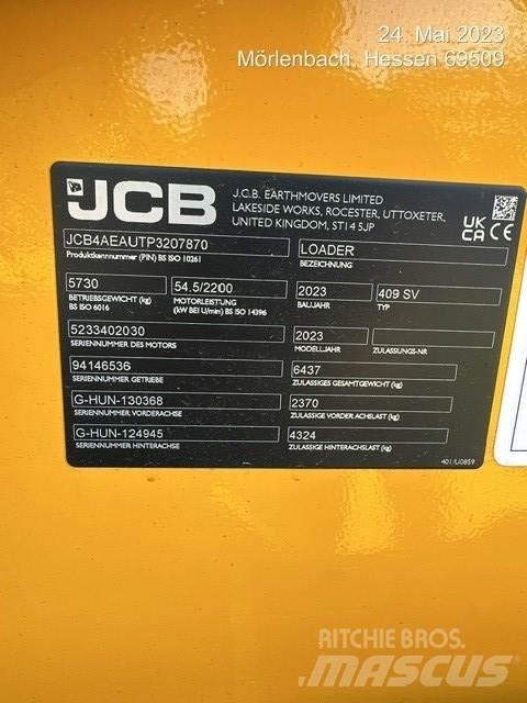 JCB 409 Фронтальные погрузчики