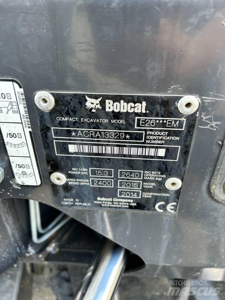 Bobcat E 26 Мини-экскаваторы
