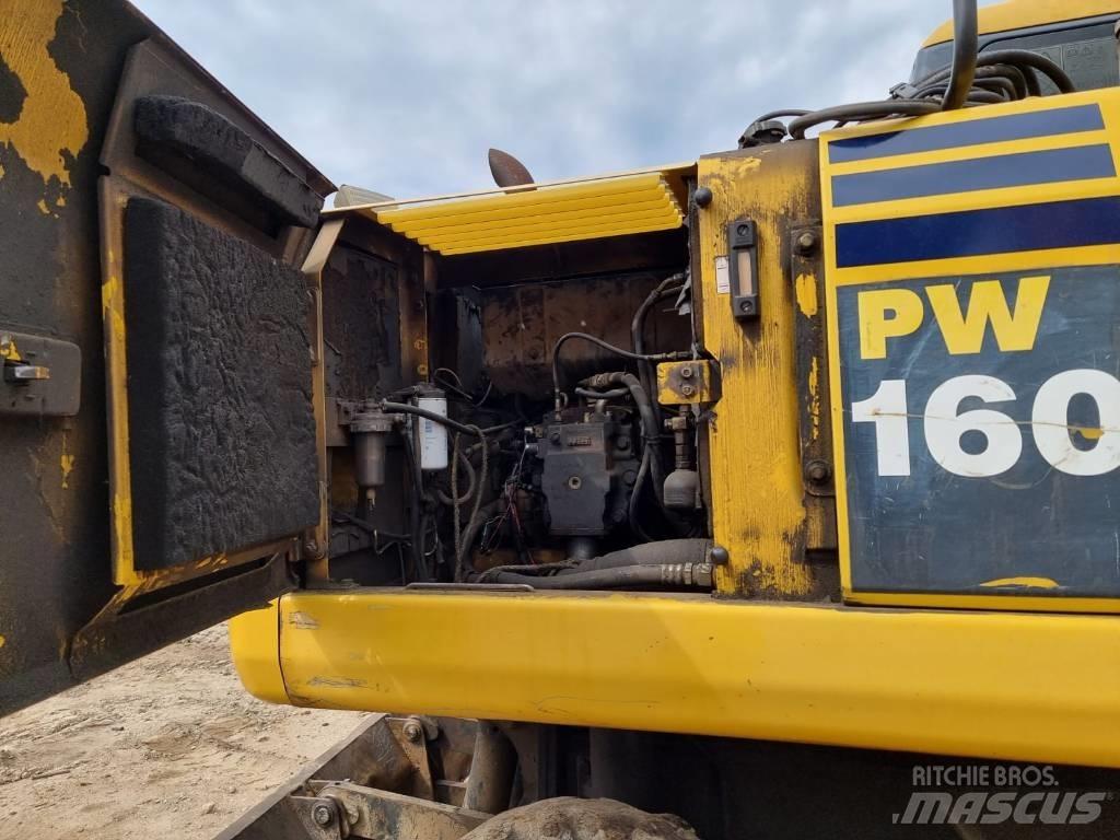 Komatsu PW 160-7 Колёсные экскаваторы