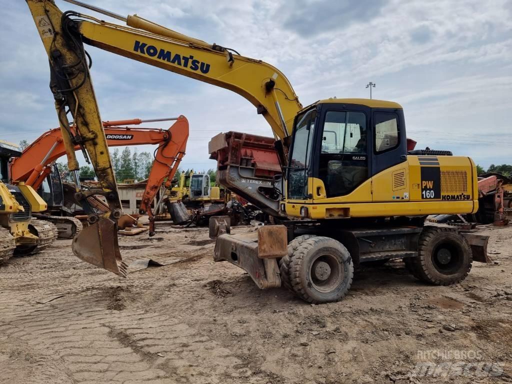 Komatsu PW 160-7 Колёсные экскаваторы