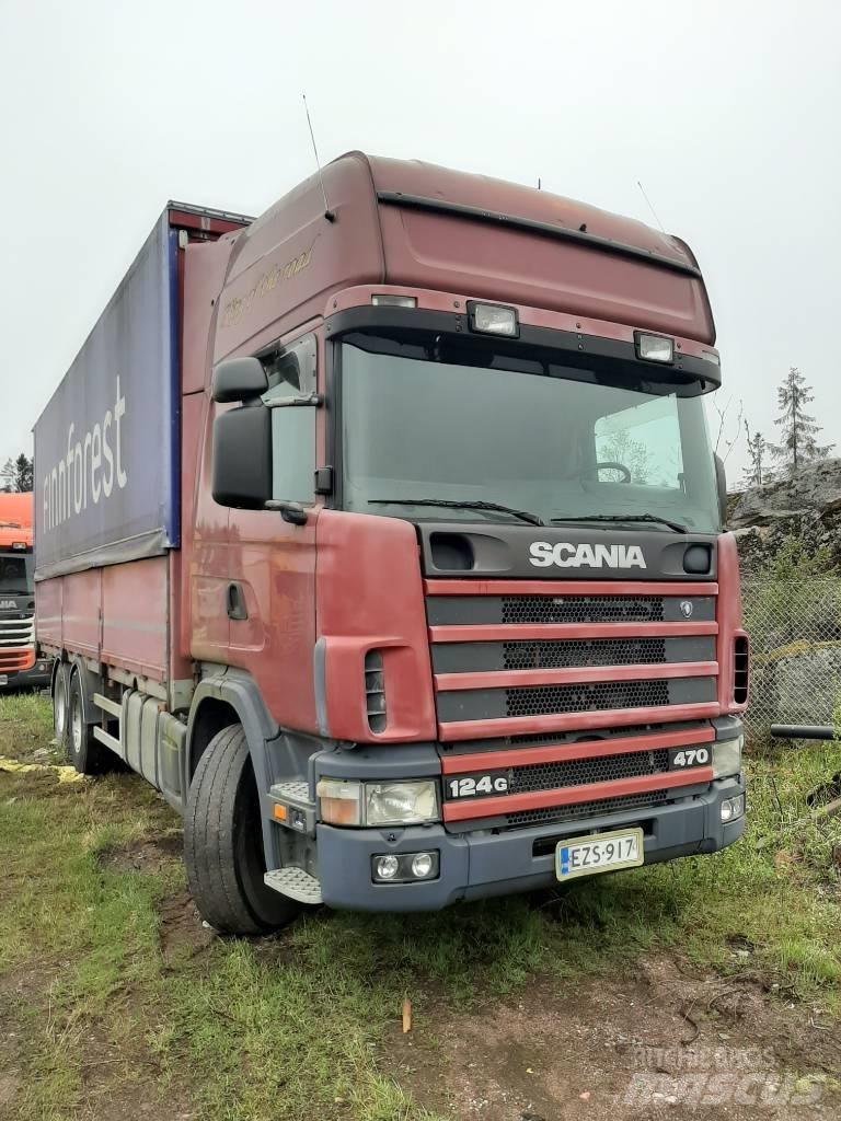 Scania R 124 Тентованные грузовики