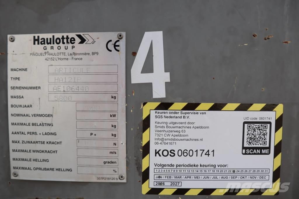 Haulotte HA12IP 2WD Коленчатые подъемники