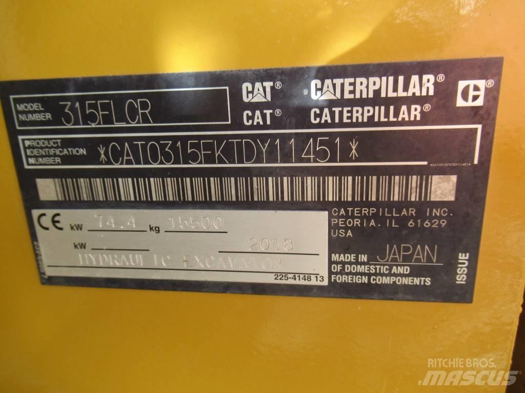 CAT 315F LCR Гусеничные экскаваторы