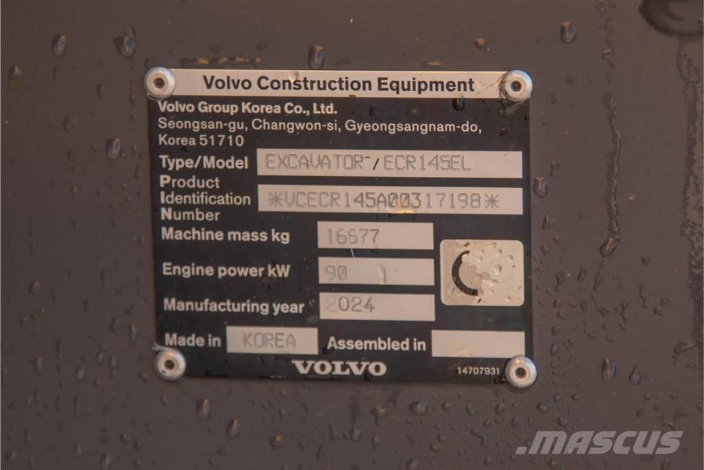 Volvo ECR 145 E Гусеничные экскаваторы