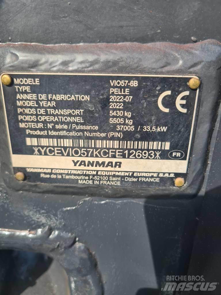 Yanmar Vio 57-6B Мини-экскаваторы