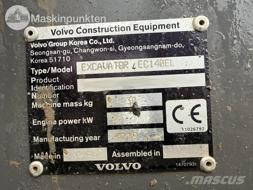 Volvo EC 140 EL Гусеничные экскаваторы