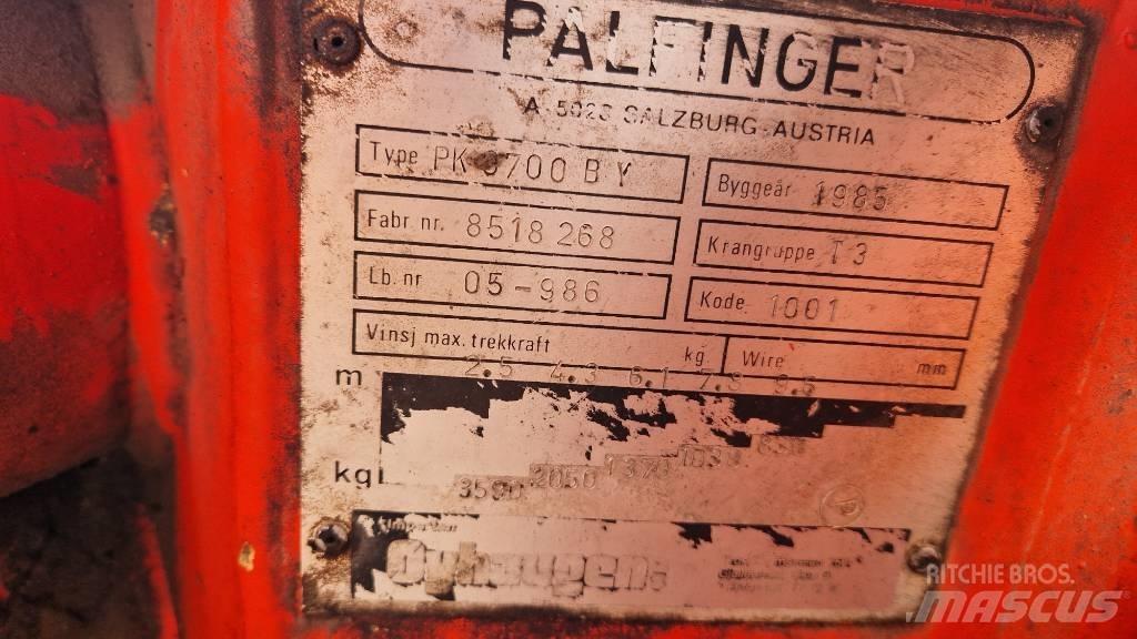 Palfinger PK 9700 Краны-манипуляторы