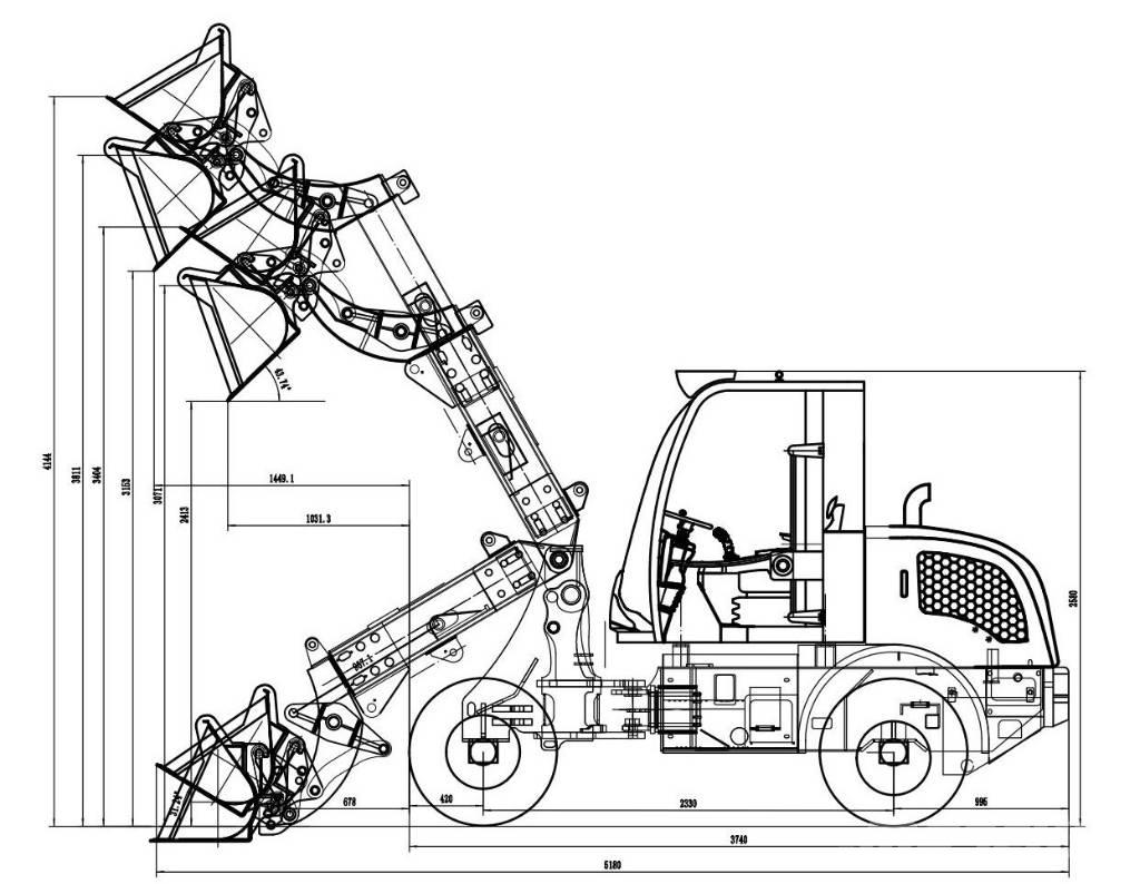  Manitech  MTech 4,5T Телескопические фронтальные погрузчики