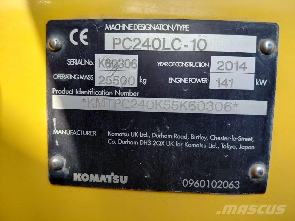 Komatsu PC 240 LC-10 Гусеничные экскаваторы