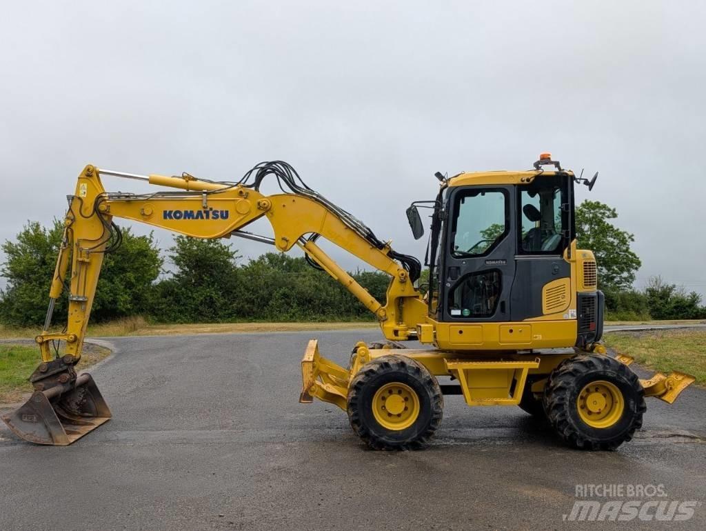 Komatsu PW 98 MR-8 Колёсные экскаваторы