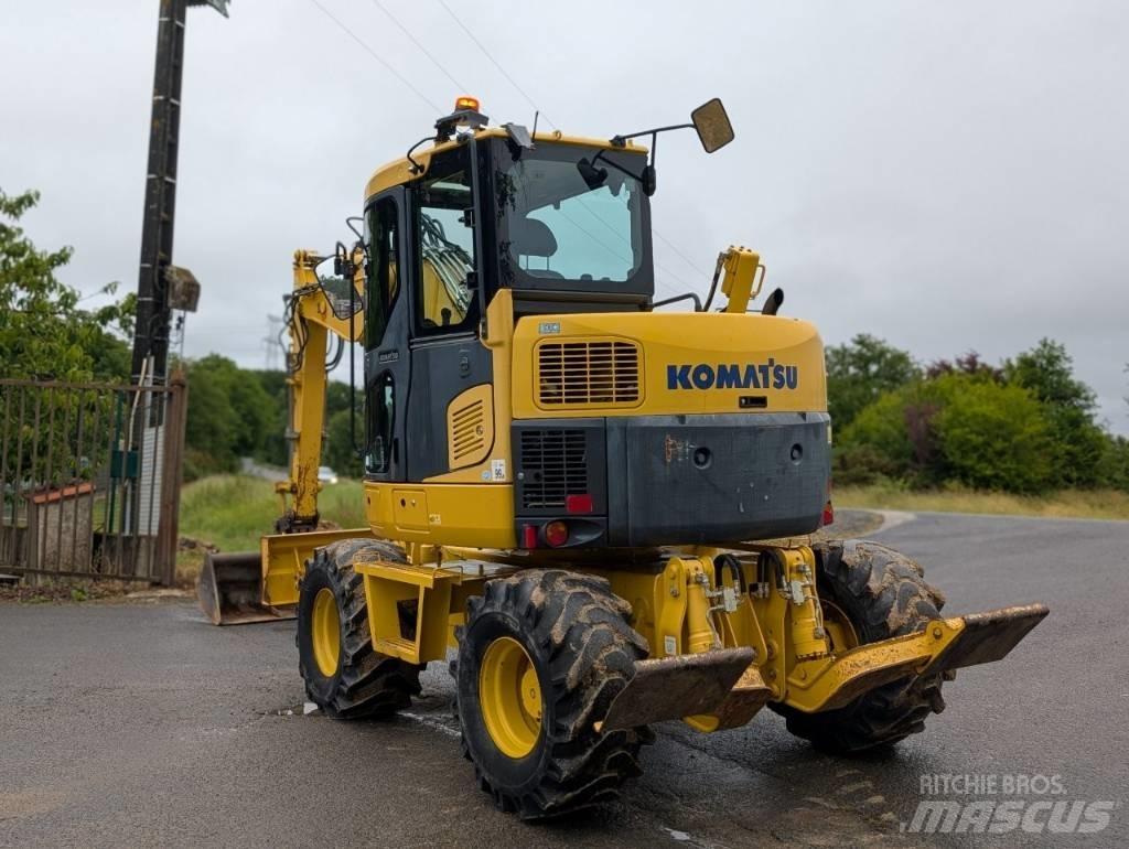 Komatsu PW 98 MR-8 Колёсные экскаваторы