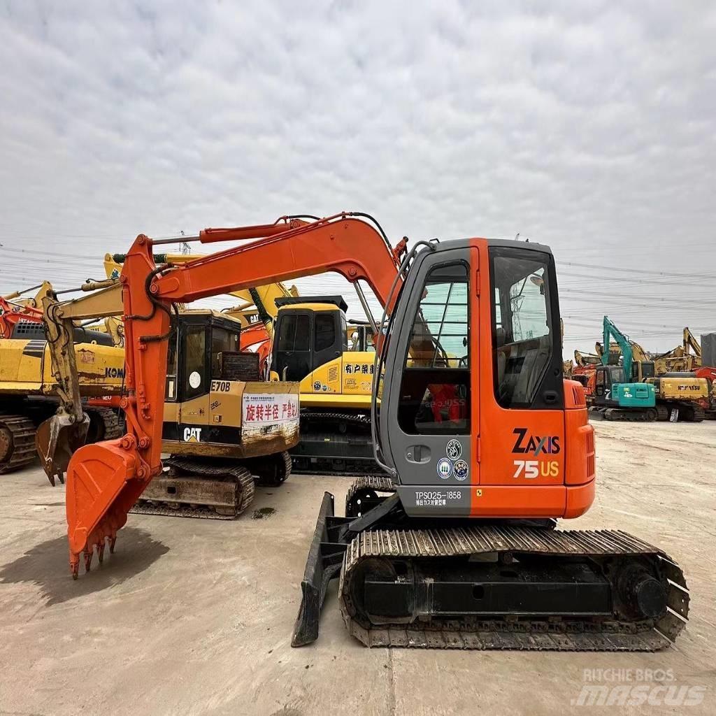 Hitachi ZX 75 US Малые экскаваторы 7т-12т