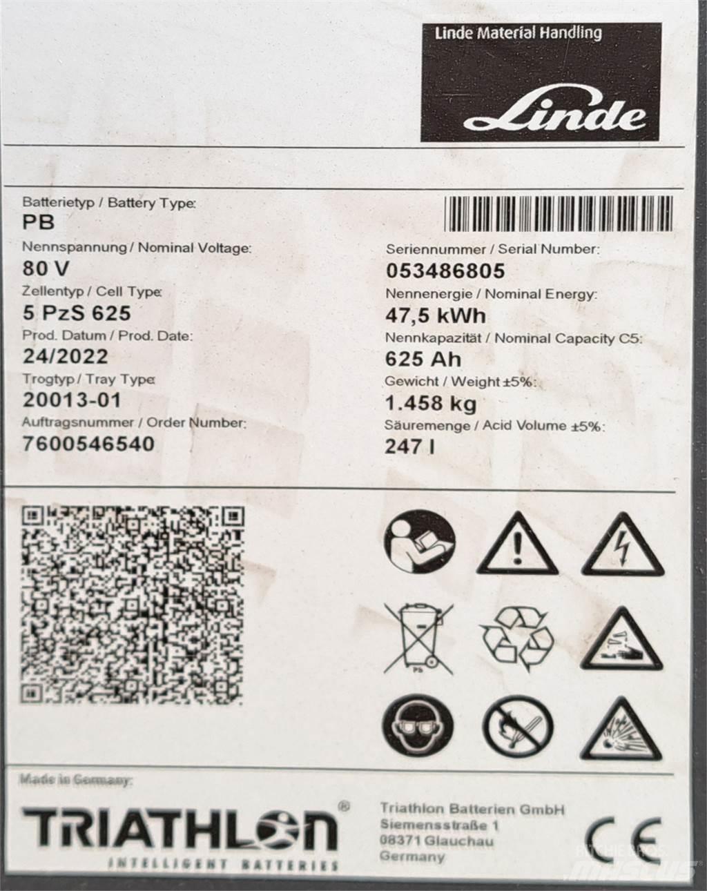 Linde E35L Электропогрузчики