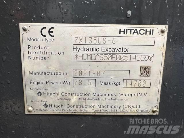 Hitachi ZX 135 US-6 Гусеничные экскаваторы