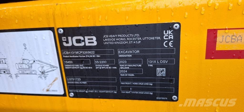 JCB 131 X Гусеничные экскаваторы
